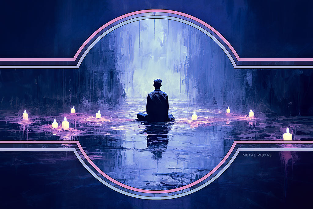 "Zen" 6x9 Metal Print with Stand