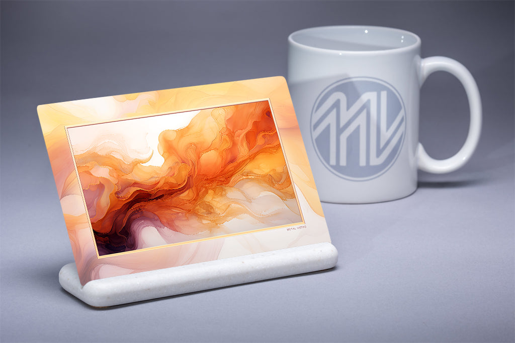 "Enraptured" 4x6 Metal Print & Stand