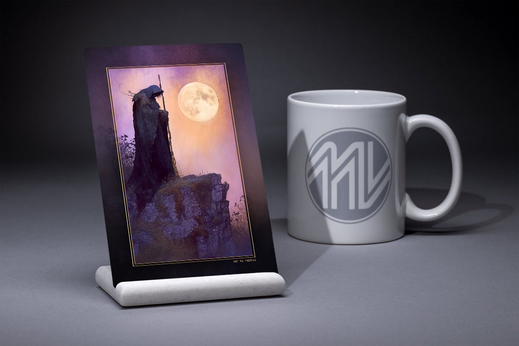 "The Custodian" 4x6 Metal Print & Stand