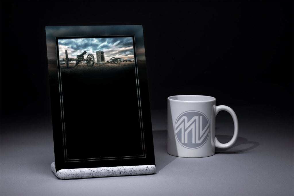 "Wheatfield Road" 6x9 Metal Print & Stand