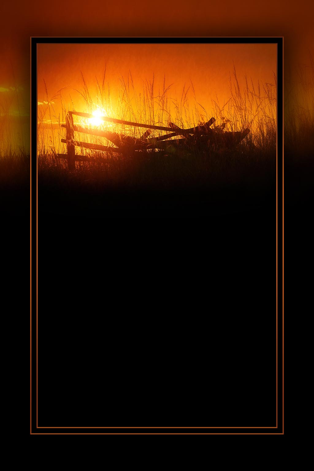 "Hallowed Ground #3" 6x9 Metal Print & Stand