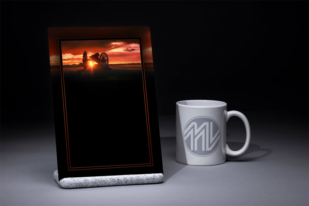 "Cemetery Ridge" 6x9 Metal Print & Stand