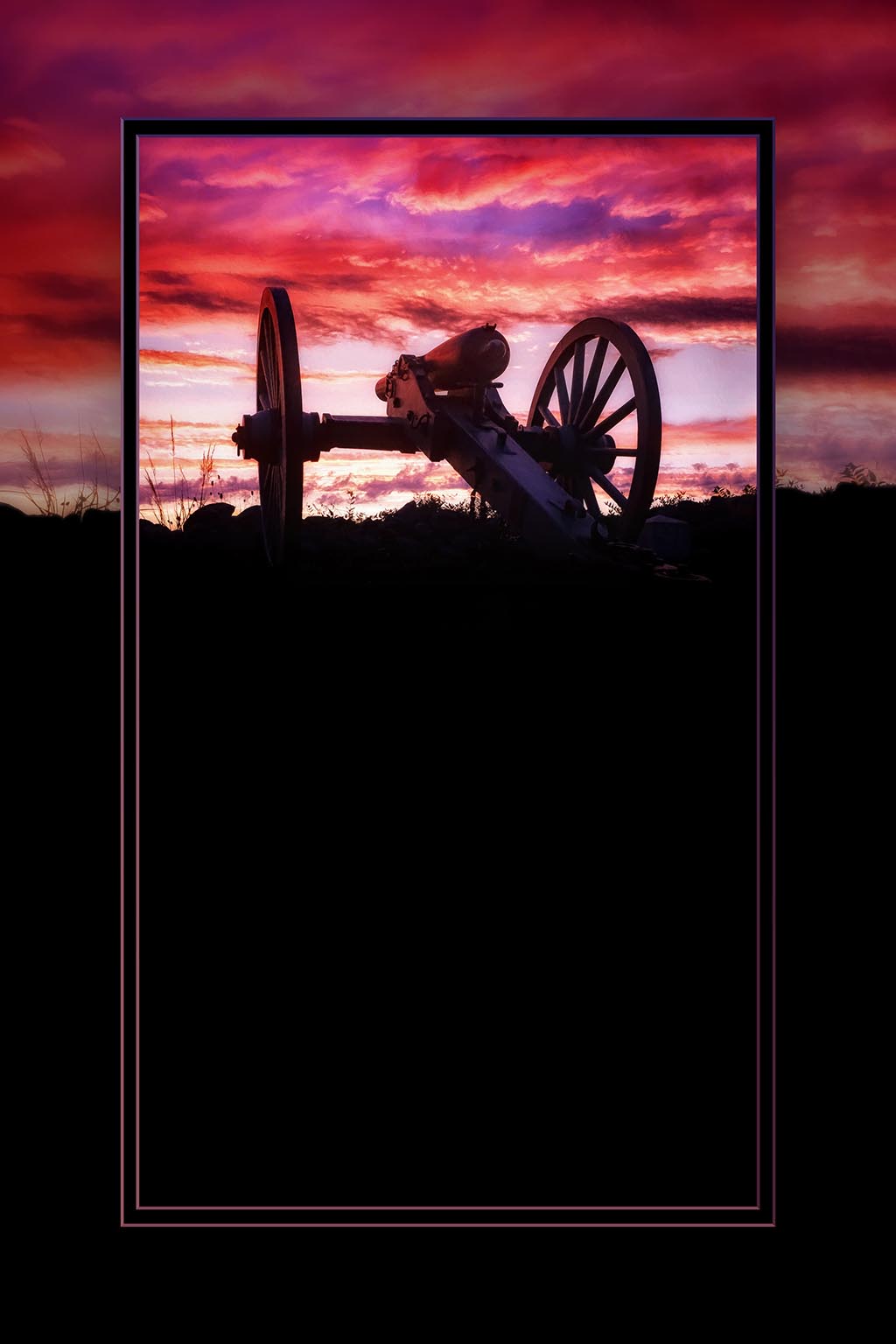 "Magenta Angle, Right" 6x9 Metal Print & Stand