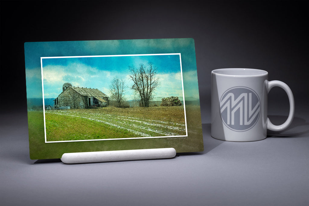 "Generational Farming" 6x9 Metal Print with Stand