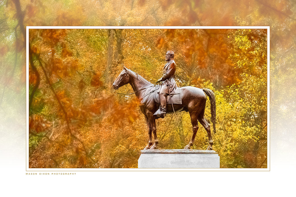 "Lee and Traveller" 6x9 Metal Print & Stand