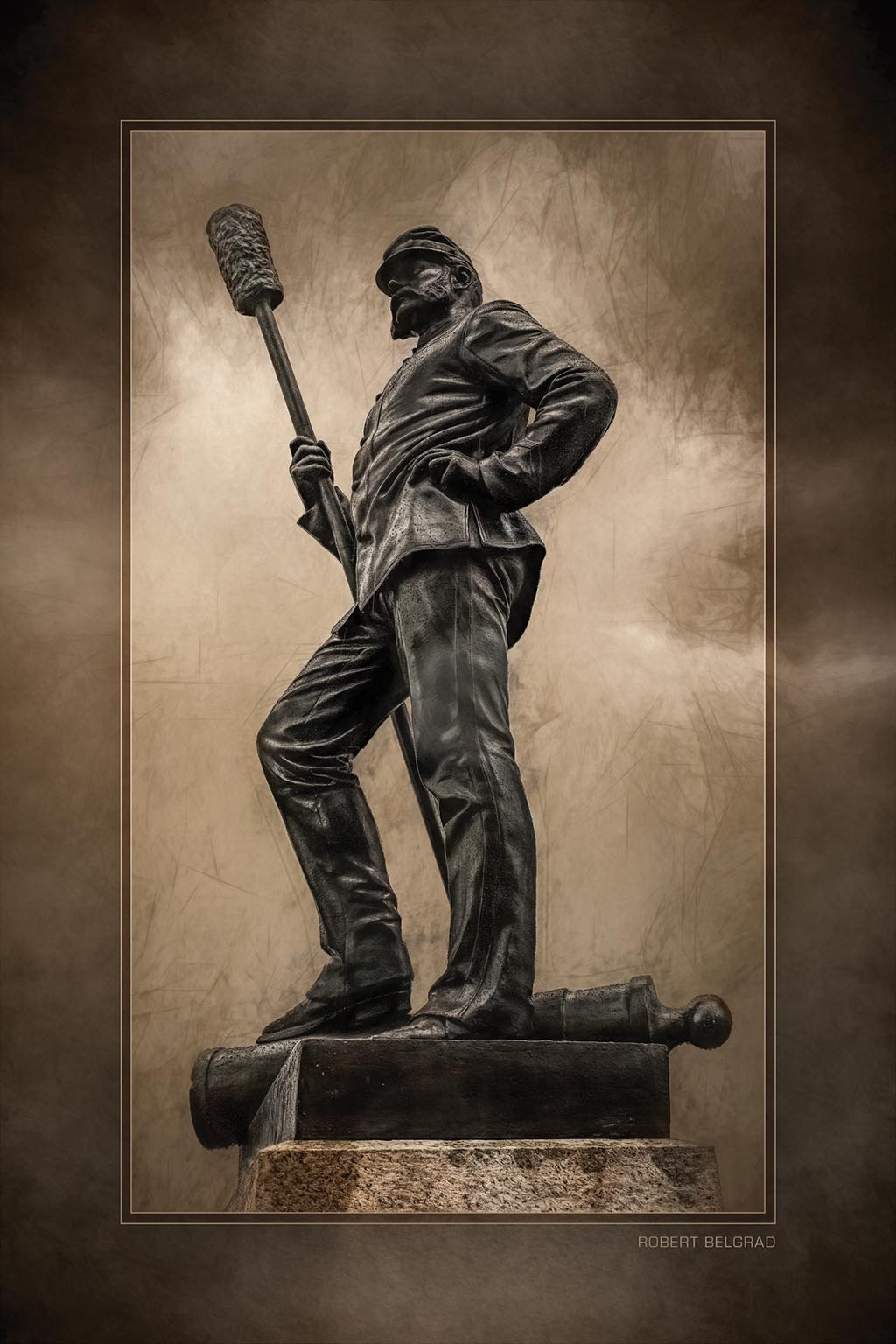 "Smith's Battery" 4x6 Metal Print & Stand