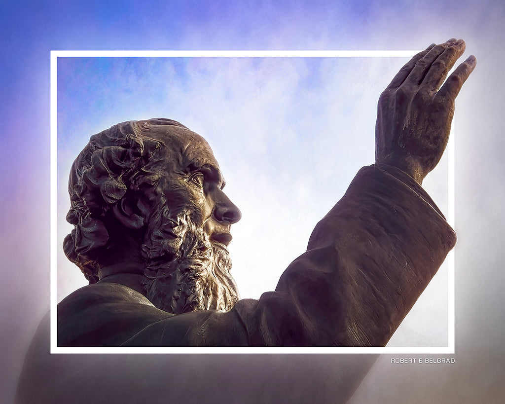 "Father Corby's Benediction" 4x5 Metal Print & Stand