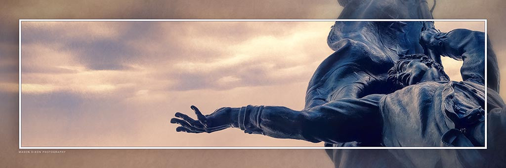 "Soldiers and Sailors" 4x12 Panoramic Metal Print with Stand