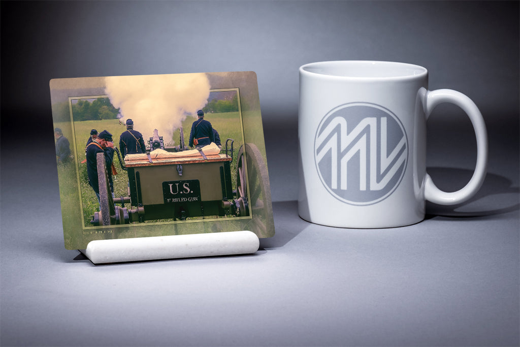 "Battle of Fairfield" 4x5 Metal Print & Stand