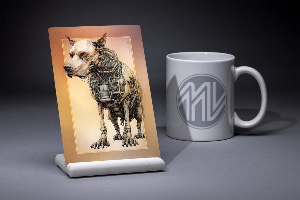 "Enoch" 4x6 Metal Print & Stand