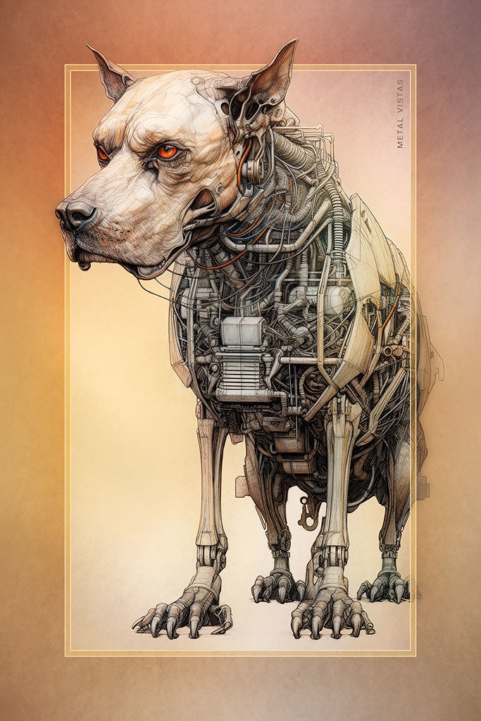 "Enoch" 4x6 Metal Print & Stand