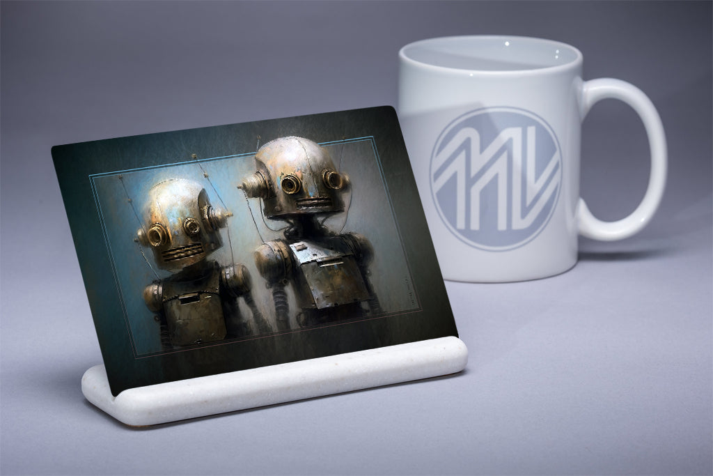 &quot;BFFs&quot; 4x6 Metal Print &amp; Stand