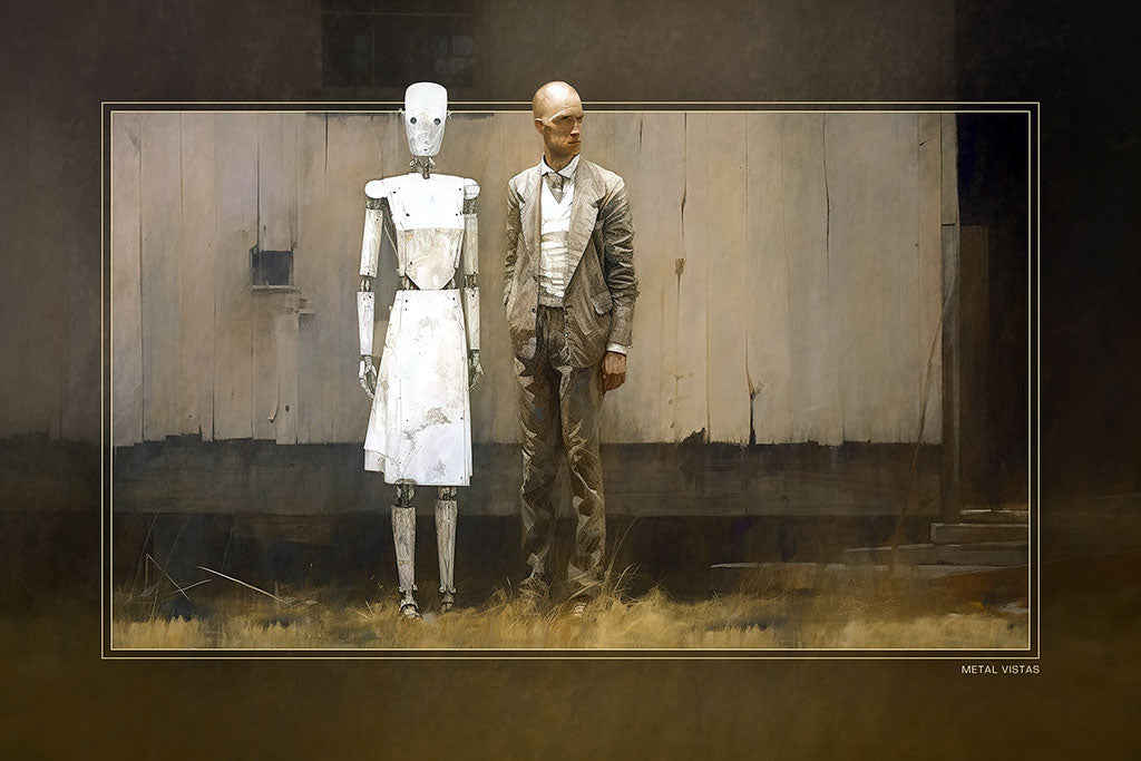 &quot;Mail Order Bride&quot; 6x9 Metal Print with Stand