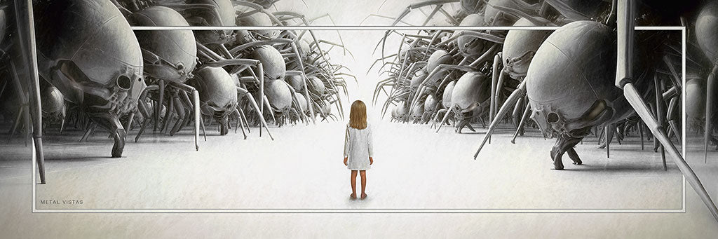 &quot;Bad Case of the Mondays&quot; 4x12 Panoramic Metal Print with Stand