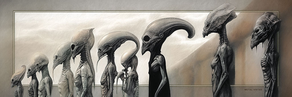 &quot;Bread Line&quot; 4x12 Panoramic Metal Print with Stand