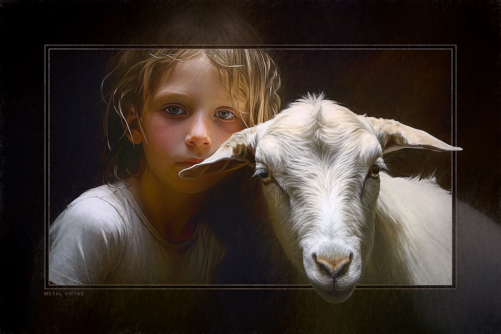 &quot;Kids Will Be Kids&quot; 6x9 Metal Print with Stand