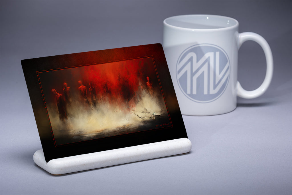 &quot;Tuesday at the DMV&quot; 4x6 Metal Print &amp; Stand