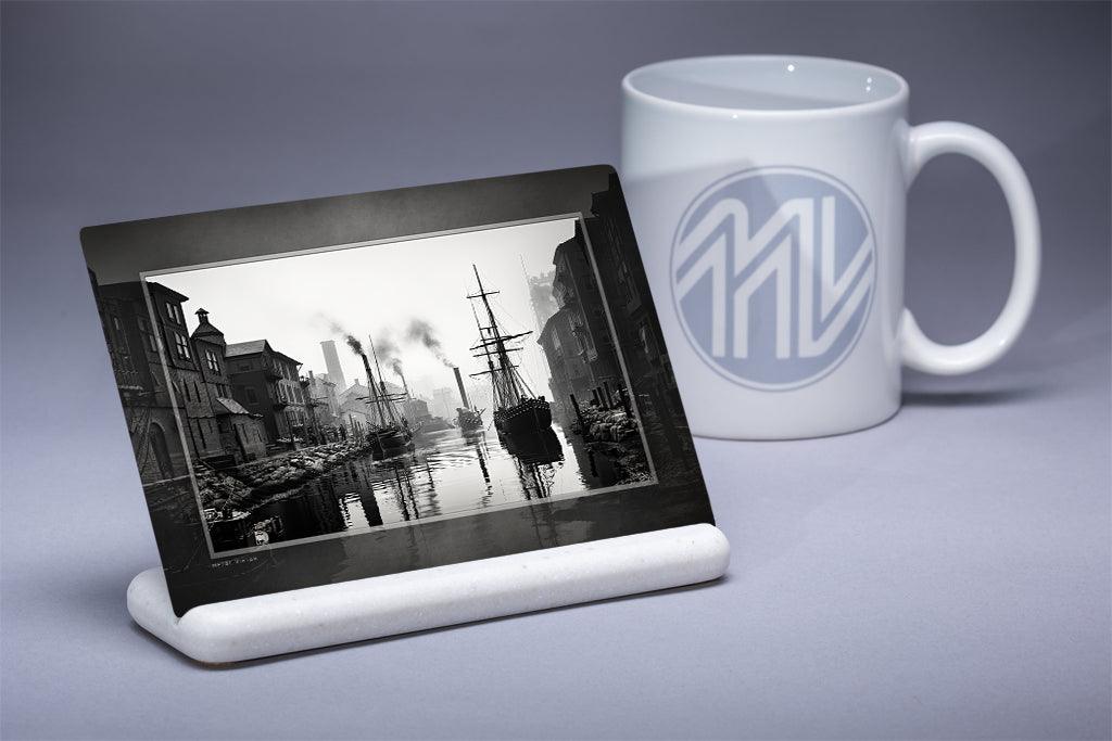 "The Waterway" 4x6 Metal Print & Stand