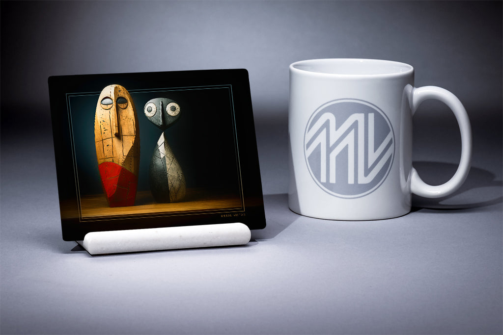 &quot;Scandalized&quot; 4x5 Metal Print &amp; Stand