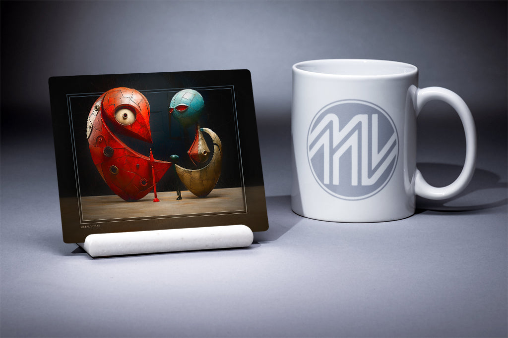 &quot;Captivated&quot; 4x5 Metal Print &amp; Stand