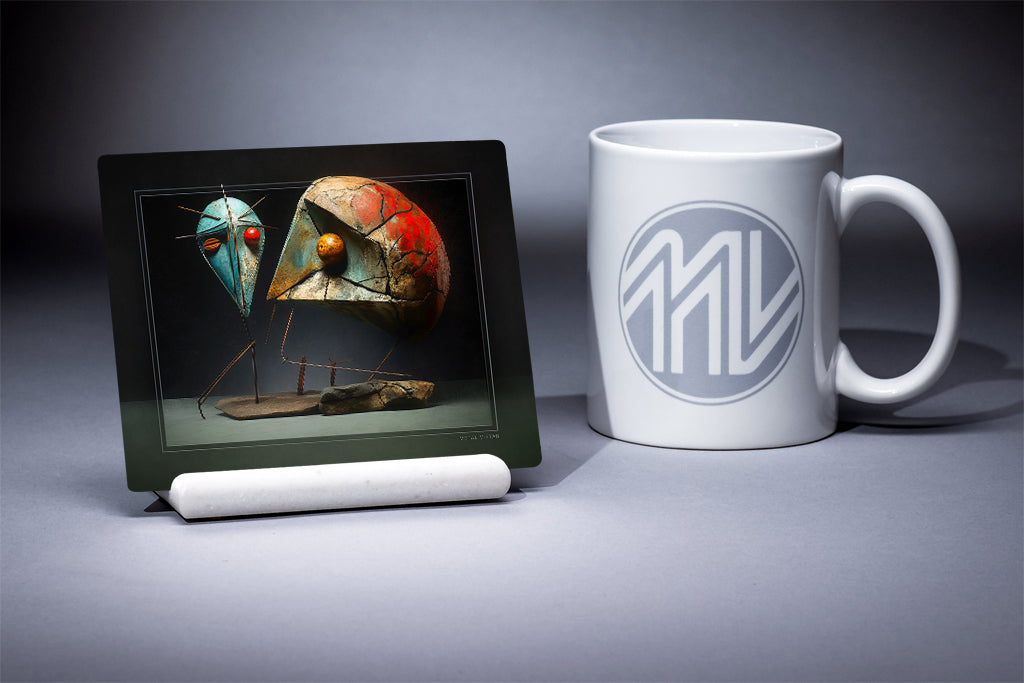 &quot;Nonplussed&quot; 4x5 Metal Print &amp; Stand