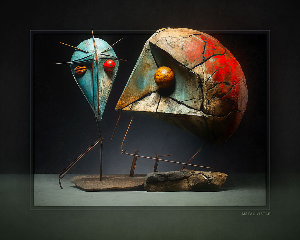 &quot;Nonplussed&quot; 4x5 Metal Print &amp; Stand