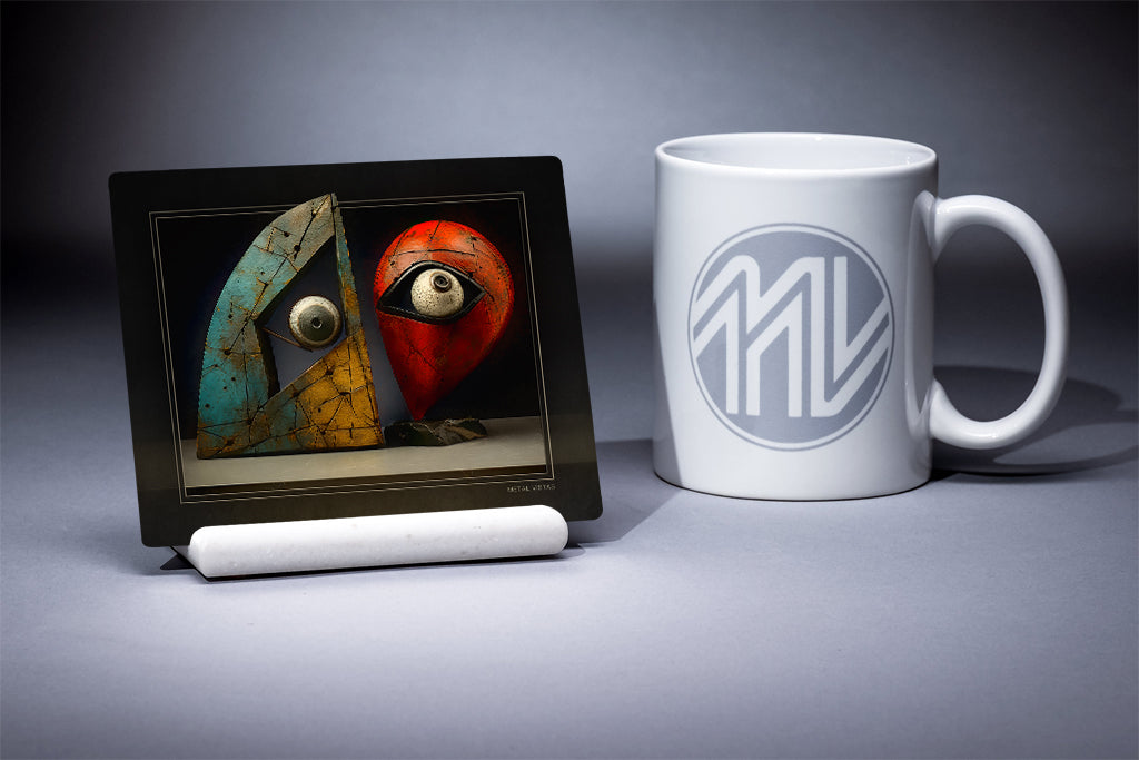 &quot;Estranged&quot; 4x5 Metal Print &amp; Stand