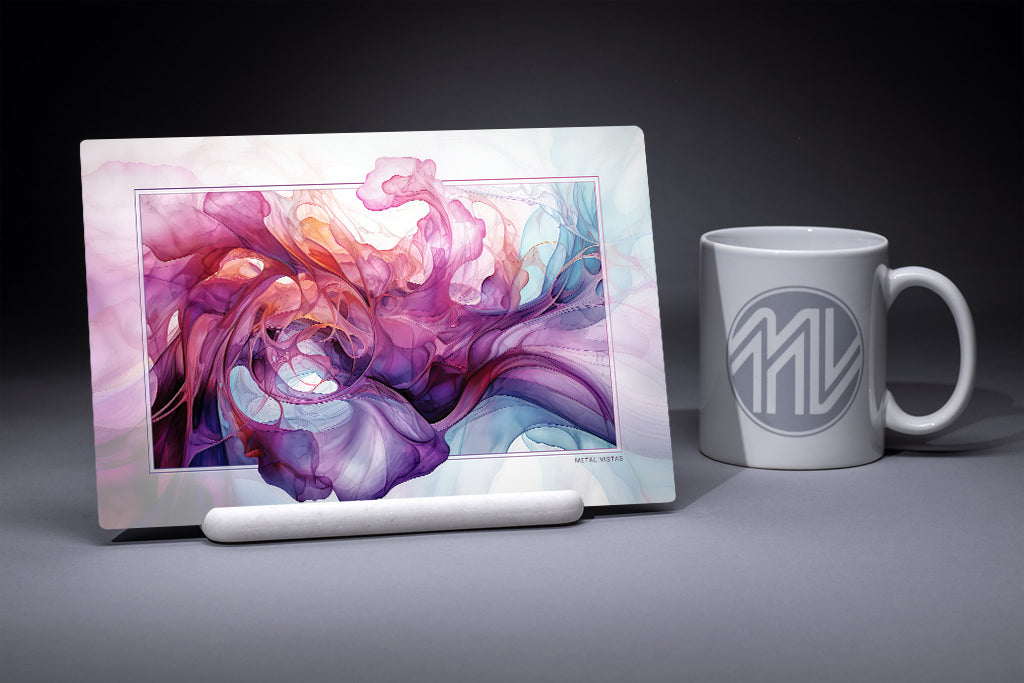 "Catalyst" 6x9 Metal Print with Stand