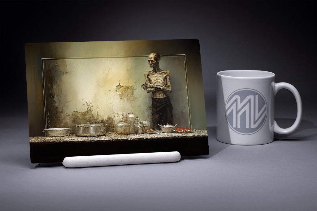 "Carbon Neutral" 6x9 Metal Print with Stand