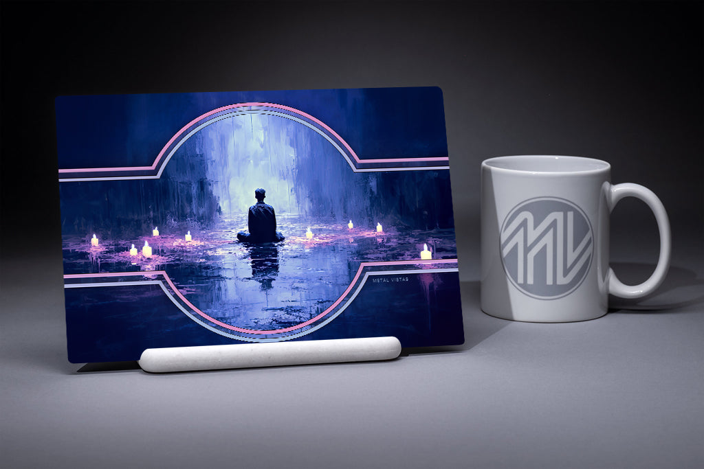 &quot;Zen&quot; 6x9 Metal Print with Stand