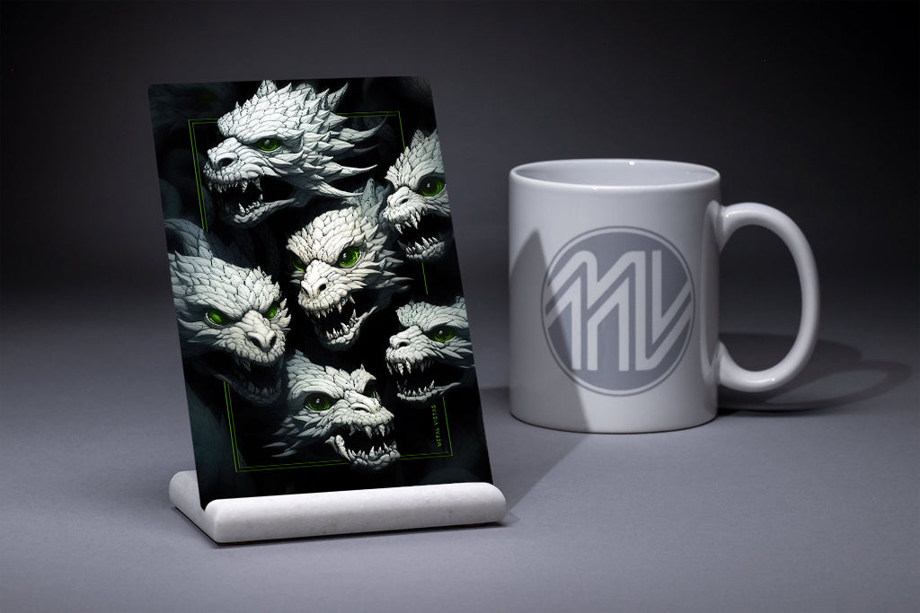 &quot;Den of Serpents&quot; 4x6 Metal Print &amp; Stand