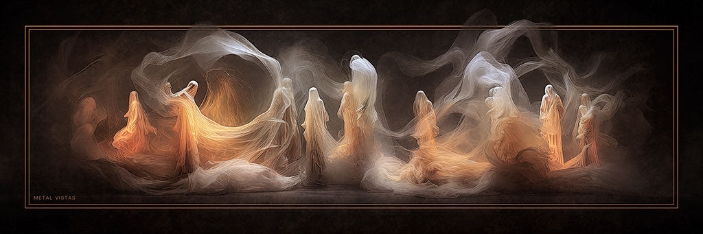 "Coven" 4x12 Panoramic Metal Print with Stand