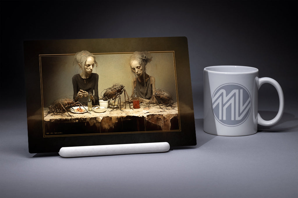 "For This We Give Thanks" 6x9 Metal Print with Stand