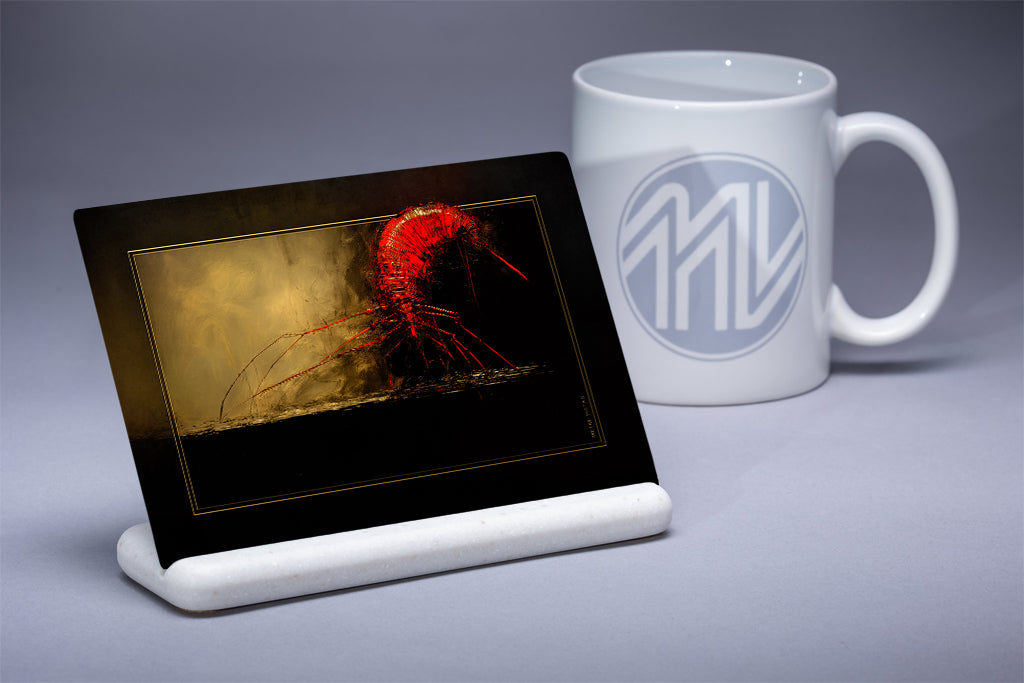 &quot;The Prawn Your Mother Warned You About&quot; 4x6 Metal Print &amp; Stand