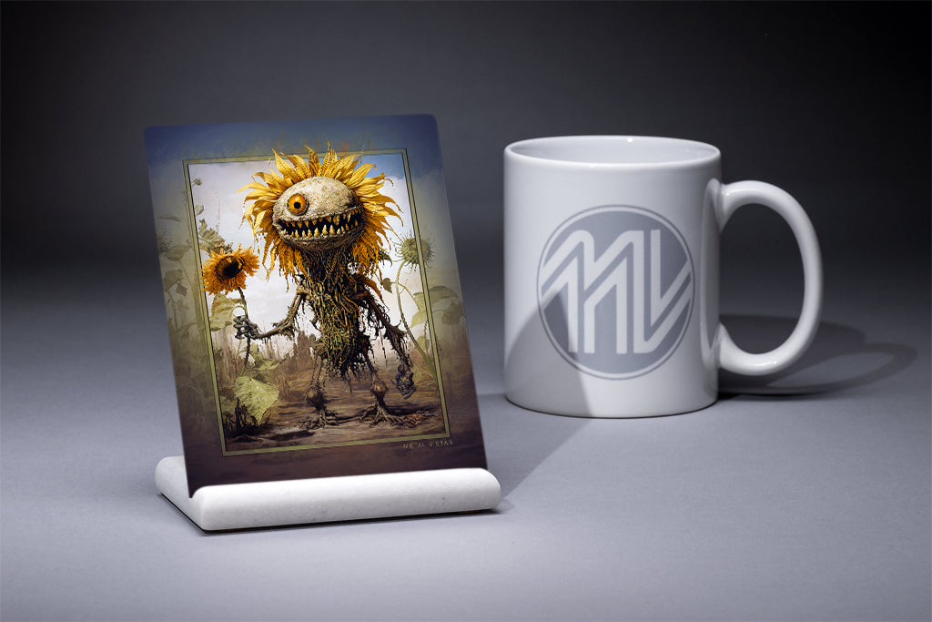 &quot;Sunny Disposition&quot; 4x5 Metal Print &amp; Stand
