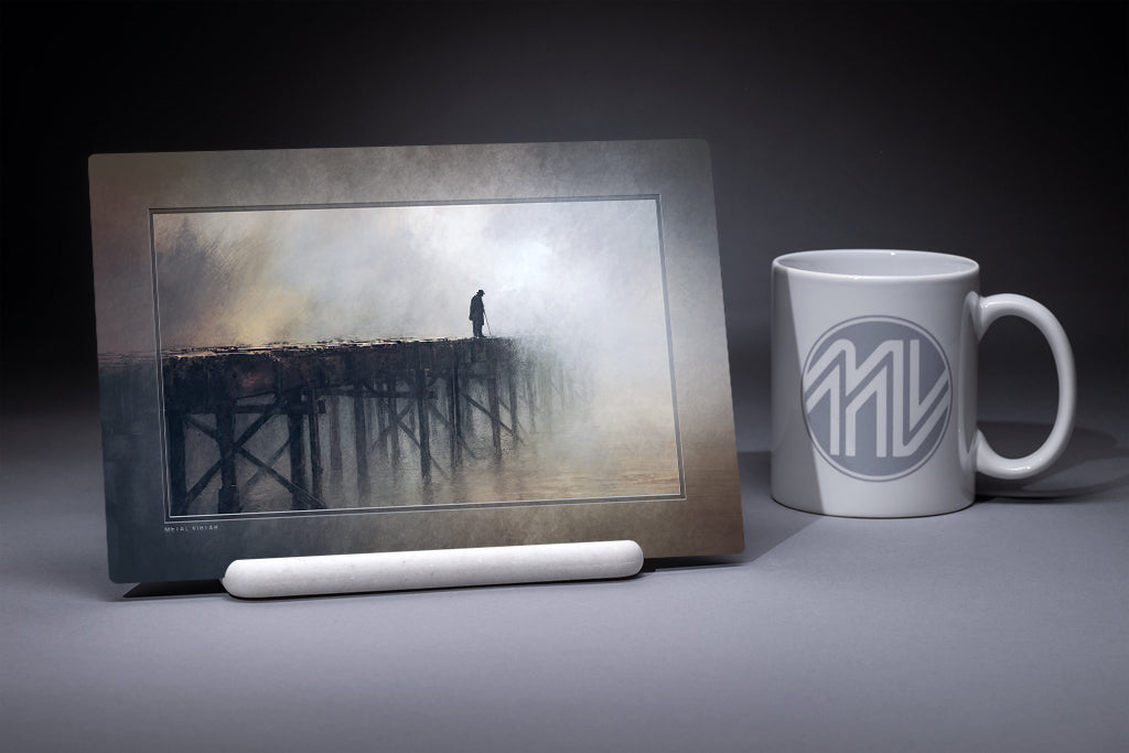 &quot;Crossing&quot; 6x9 Metal Print with Stand