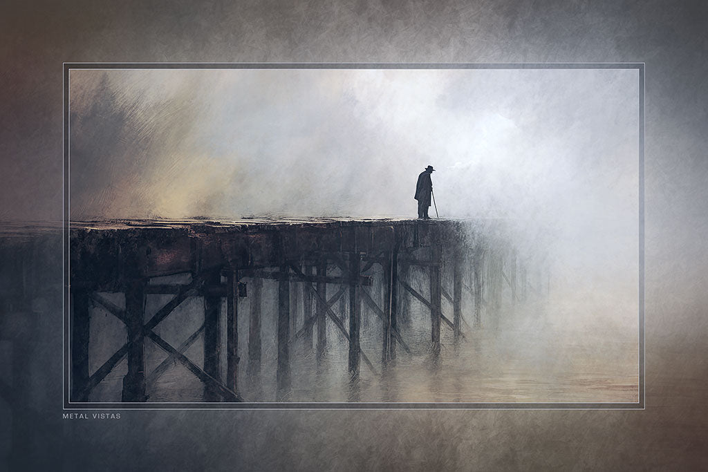 &quot;Crossing&quot; 6x9 Metal Print with Stand