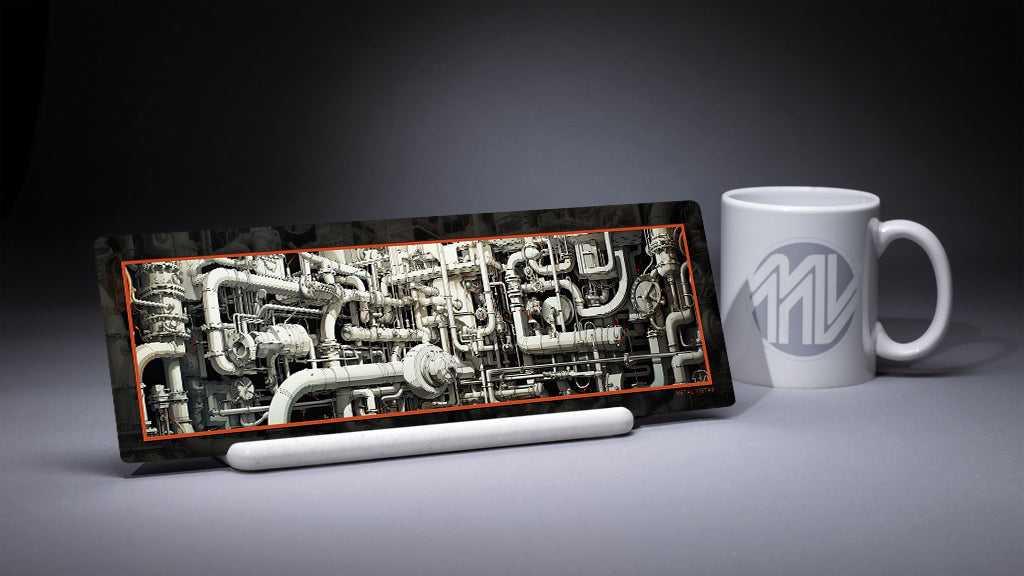 &quot;Under Pressure&quot; 4x12 Panoramic Metal Print with Stand