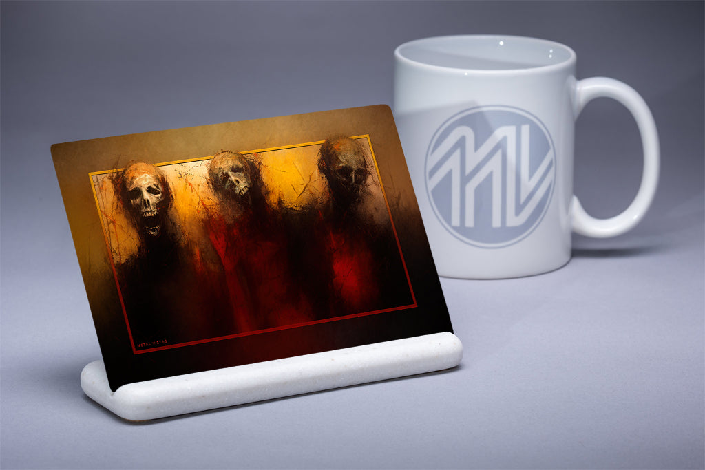 &quot;No Good Option&quot; 4x6 Metal Print &amp; Stand