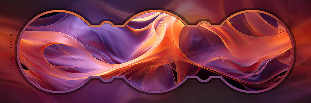 &quot;Portal #3&quot; 4x12 Panoramic Metal Print with Stand