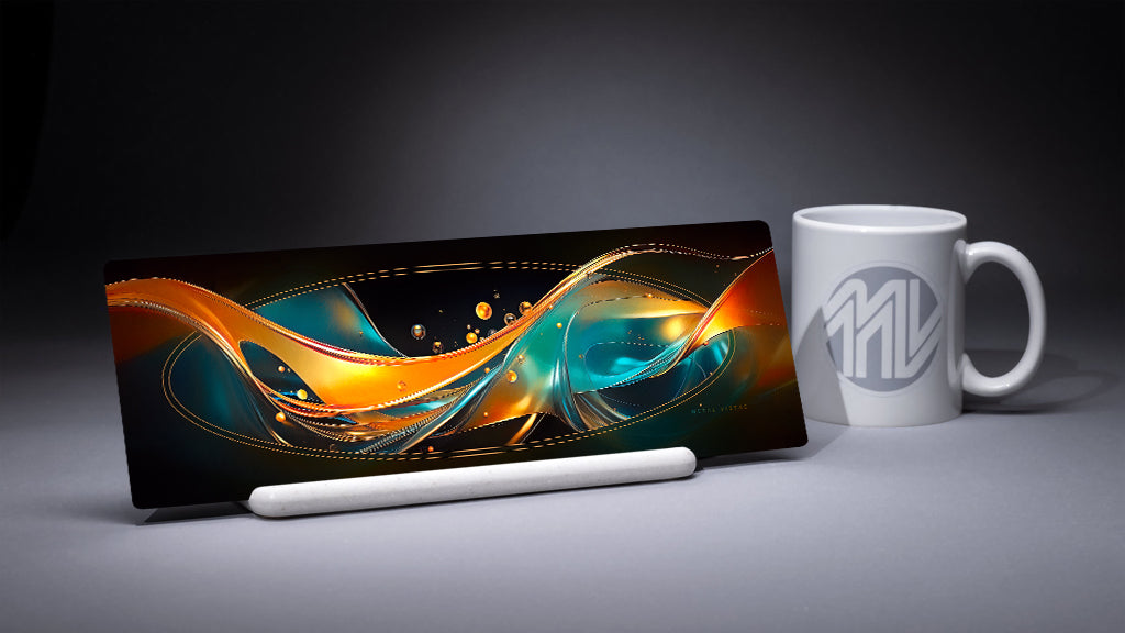 &quot;Portal #4&quot; 4x12 Panoramic Metal Print with Stand