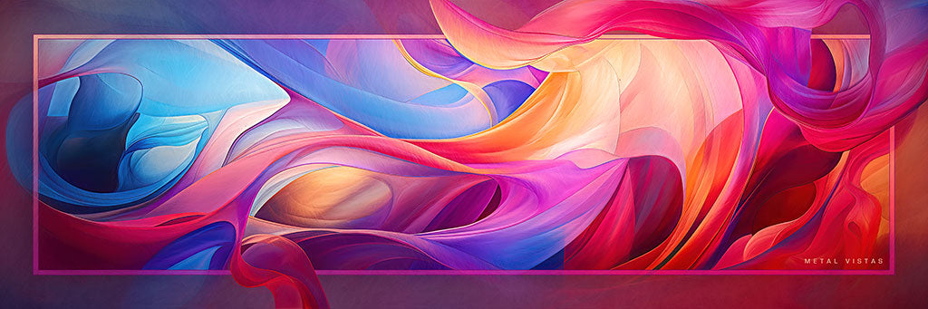 "Portal #6" 4x12 Panoramic Metal Print with Stand