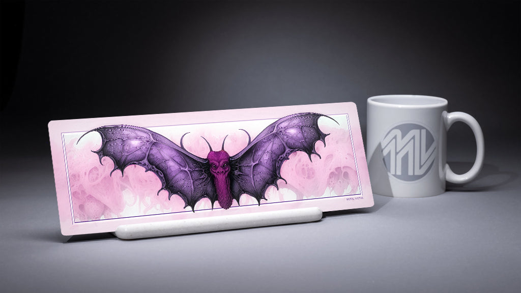 &quot;Geraldine&quot; 4x12 Panoramic Metal Print with Stand