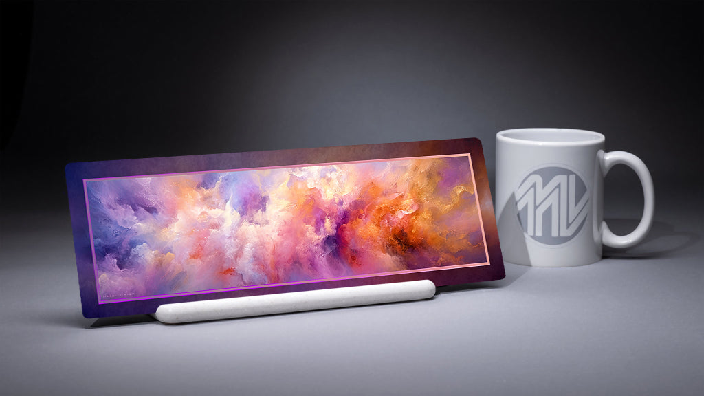 &quot;Tirade&quot; 4x12 Panoramic Metal Print with Stand