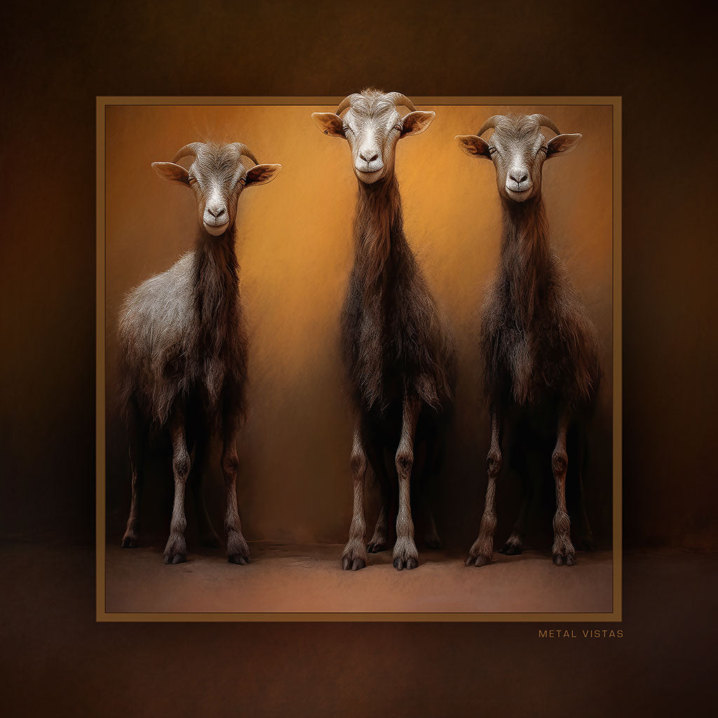 &quot;Opposition Party&quot; 6x6 Metal Print &amp; Stand