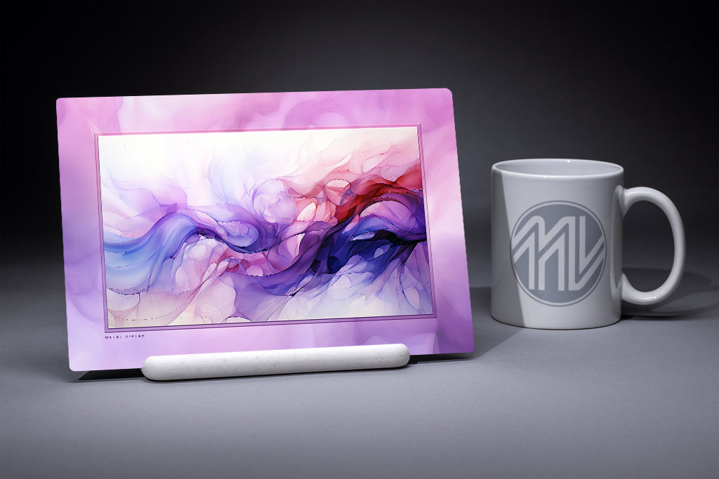 &quot;Motivation&quot; 6x9 Metal Print with Stand