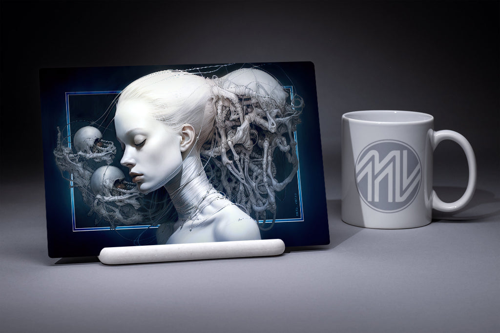 &quot;Emotional Baggage&quot; 6x9 Metal Print with Stand