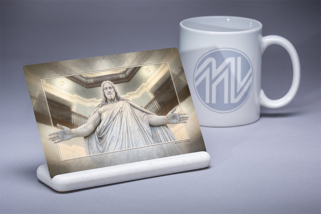 &quot;Divine Healer&quot; 4x6 Metal Print &amp; Stand