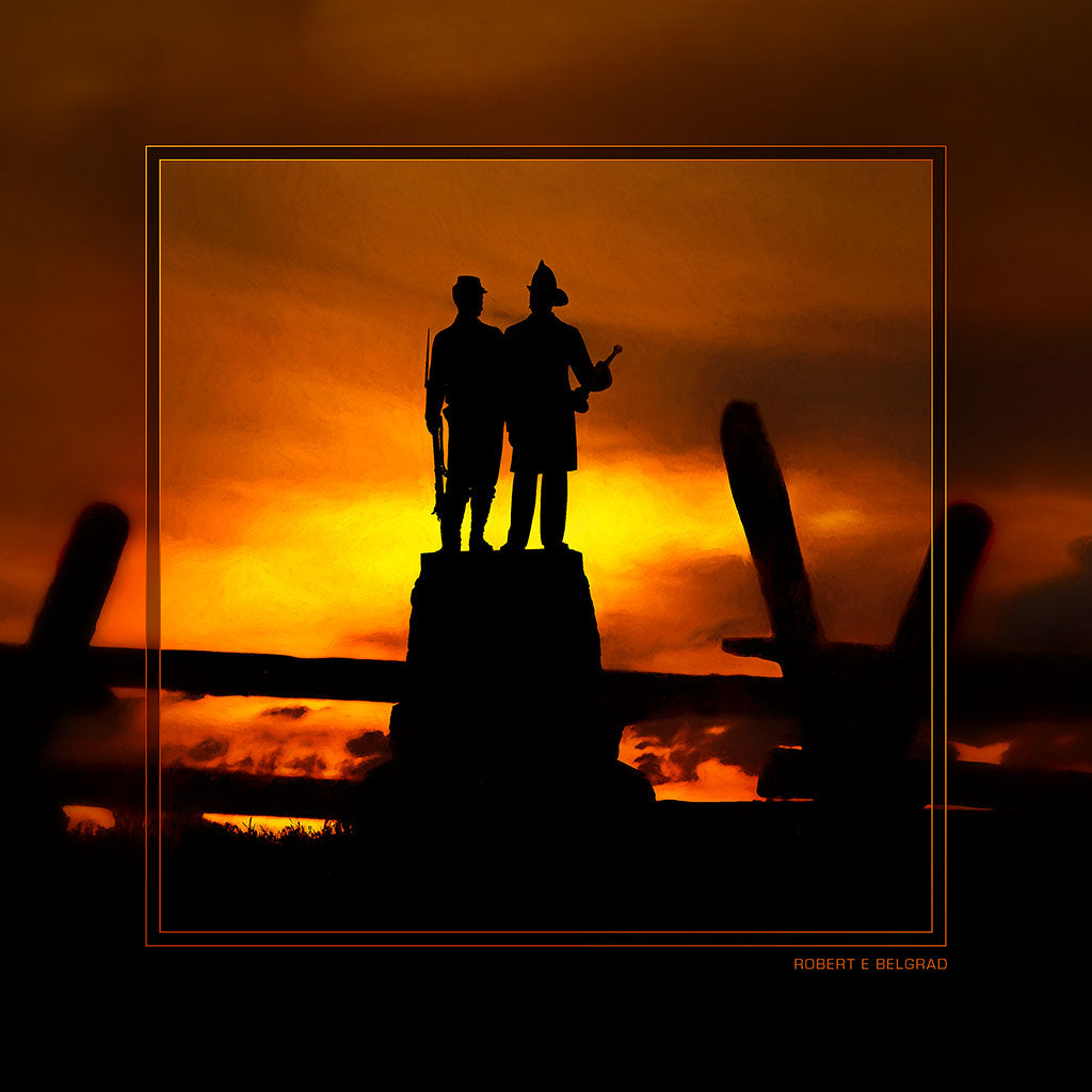 &quot;Fire Zouaves&quot; 6x6 Metal Print &amp; Stand