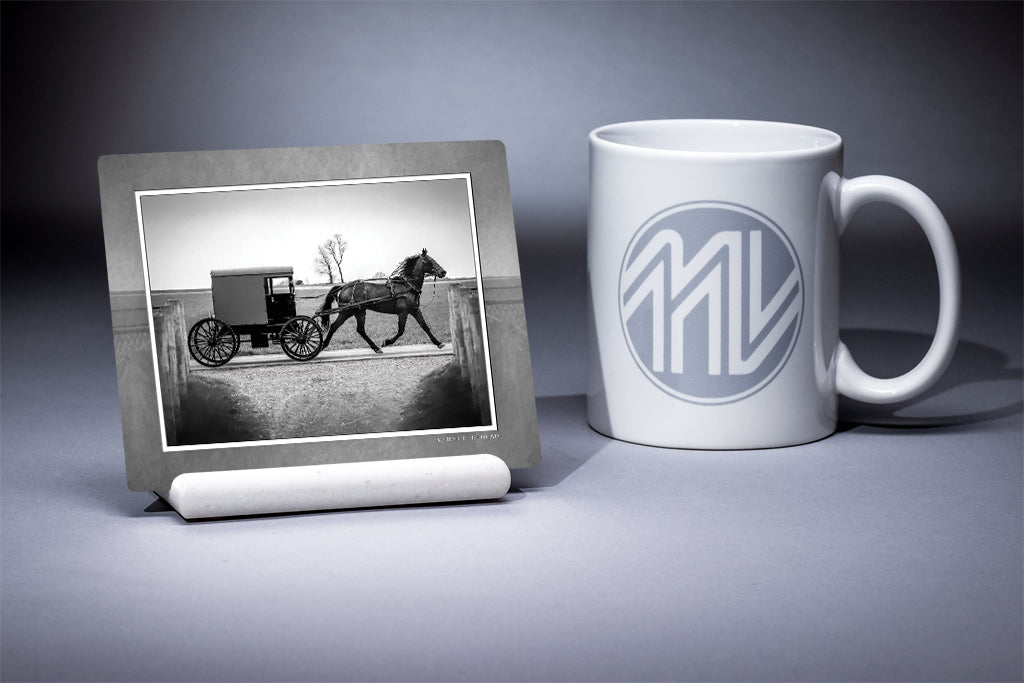 &quot;Giddyup&quot; 4x5 Metal Print &amp; Stand